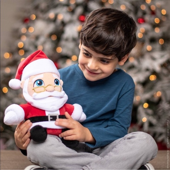 NWT Santa Says Talking Plush Toy Elf on the Shelf Christmas toy kids decor - Picture 4 of 4